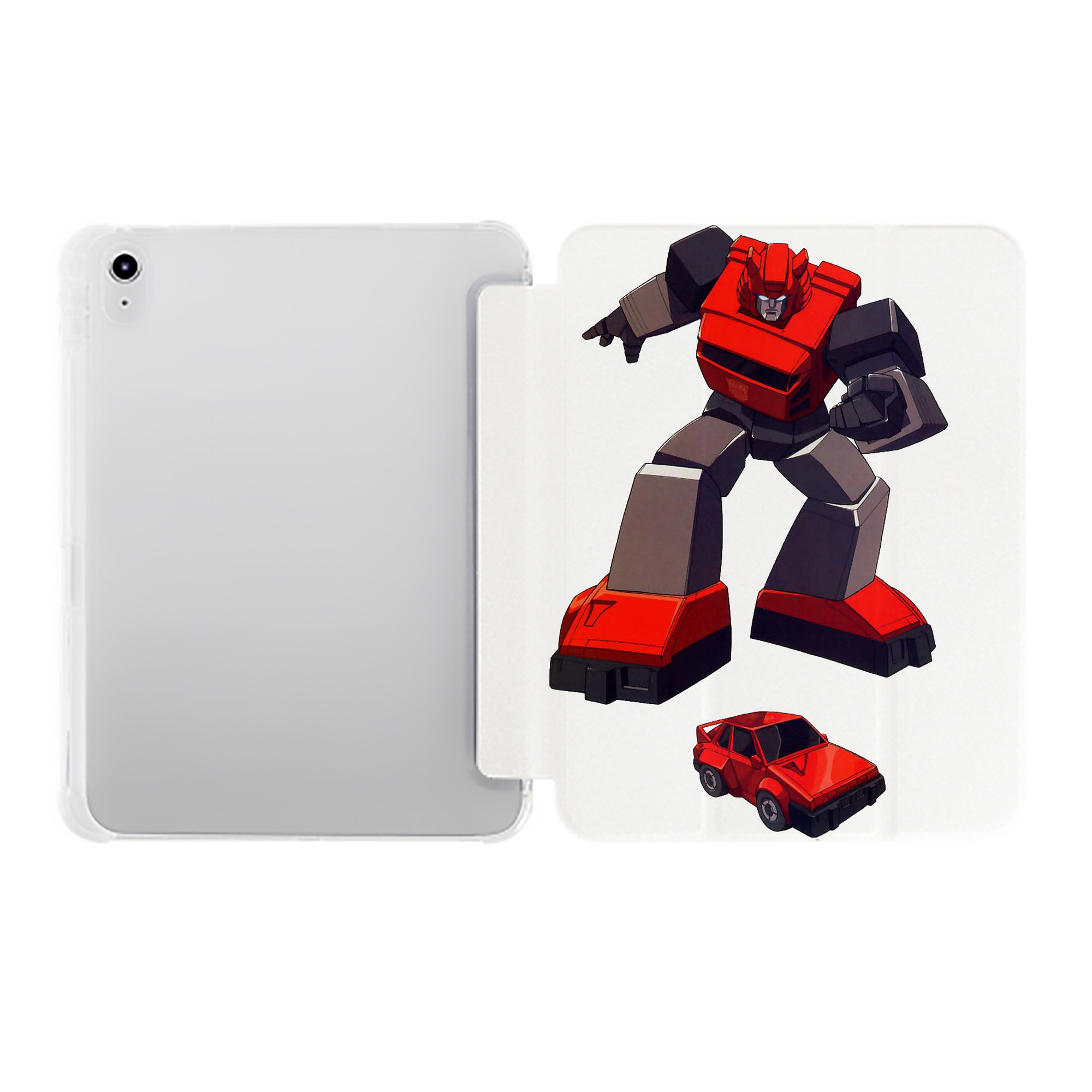 （画像用）  IPad ケース ペン収納付き 三つ折りスタンド PUレザー×シリコン 対応機種9.5/10.5/10.9インチ